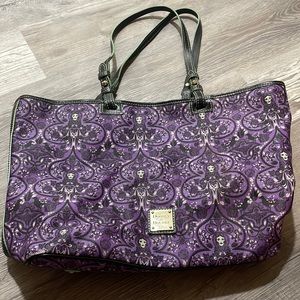 Disney haunted mansion Dooney & Bourke large tote bag